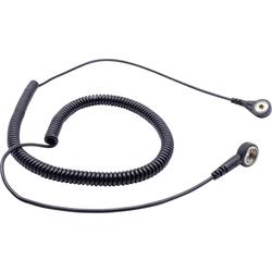 Quadrios ESD zemnicí kabel 3.60 m tlačítko 10 mm, tlačítko 4 mm