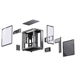 Jonsbo X400 midi tower PC skříň, pouzdro, herní pouzdro šedá