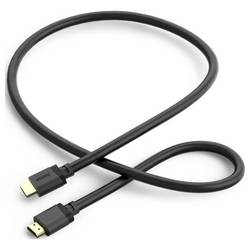 Hama HDMI kabel Zástrčka HDMI-A 1 m černá 00202027 8K UHD, Audio Return Channel, magnetická zástrčka HDMI kabel