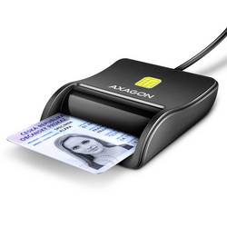 AXAGON CRE-SM3N externí čtečka paměťových karet USB 2.0 černá