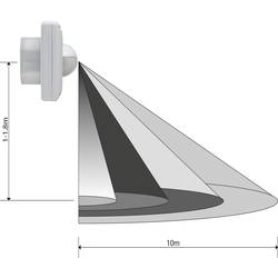 Sygonix SY-4755364 montáž na zeď, pod omítku detektor pohybu PIR 190 ° triak bílá IP65