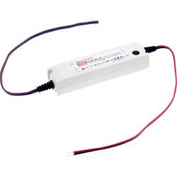 MEAN WELL PLN-20-48 LED driver, napájecí zdroj pro LED konstantní napětí, konstantní proud 20 W 0.42 A 36 - 48 V/DC PFC spínací obvod , ochrana proti přepětí ,