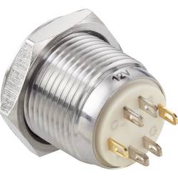 TRU COMPONENTS TC-GQ16F-10E/41RGB/, TC-7494612 tlačítko antivandal, 16 mm, 48 V/DC, 2 A, 1 ks