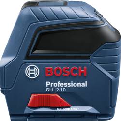 Bosch Professional GLL 2-10 křížová laserová vodováha samonivelační, vč. tašky dosah (max.): 10 m