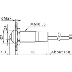 TRU COMPONENTS TC-7495136 LED žárovka modrá 12 V DC/AC