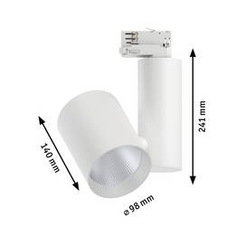 Paulmann ProRail3 Zeuz 33W 60° 4000K W triac systémové světlo ProRail3 33 W LED bílá