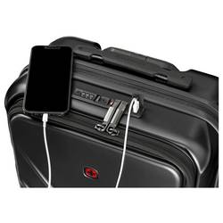 Wenger pevný kufr na kolečkách Amplix Hardside Carry-On černá