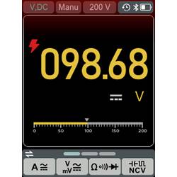VOLTCRAFT VC-1120 digitální proudové kleště, CAT III 1000 V, Displej (counts): 20000
