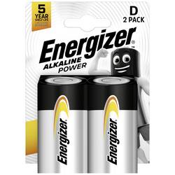 Energizer Power LR20 baterie velké mono D alkalicko-manganová 1.5 V 2 ks