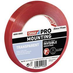 tesa Mounting PRO Transparent 66965-00002-00 montážní páska transparentní (d x š) 25 m x 19 mm 1 ks