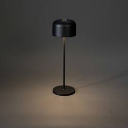 Konstsmide 7834-750 Lille Akumulátorová stolní LED lampa 3.5 W teplá bílá černá