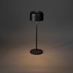 Konstsmide 7834-750 Lille Akumulátorová stolní LED lampa 3.5 W teplá bílá černá