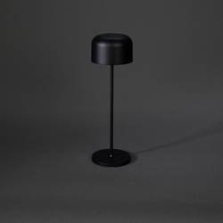 Konstsmide 7834-750 Lille Akumulátorová stolní LED lampa 3.5 W teplá bílá černá