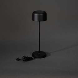 Konstsmide 7834-750 Lille Akumulátorová stolní LED lampa 3.5 W teplá bílá černá