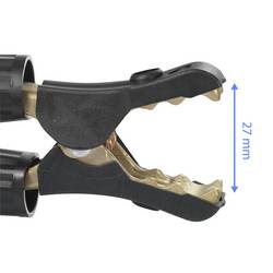 Krokosvorka max. 1 000 A / 30 V DC Šroub černá TRU COMPONENTS 1000A Množství: 1 ks