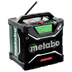 Metabo 600779850 odolné rádio, DAB+, Zelená-černá