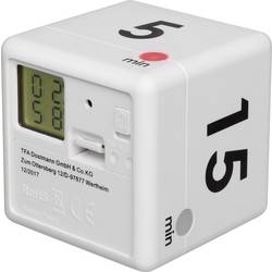 TFA Dostmann Timer Cube stopky (časovač) bílá digitální