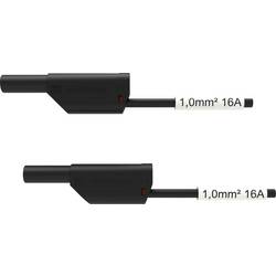Schützinger VSFK 8500 / SIL1 / 200 / SW bezpečnostní měřicí kabely 4 mm zástrčka 4 mm zástrčka 200.00 cm černá 1 ks
