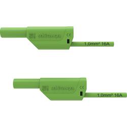 Schützinger VSFK 8700 / 1 / 50 / GN bezpečnostní měřicí kabely 4 mm zástrčka 4 mm zástrčka 50.00 cm zelená 1 ks