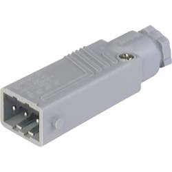 Hirschmann 932 143-106-1 síťový konektor STAS zástrčka, rovná Počet kontaktů: 3 + PE 16 A šedá 1 ks Piece