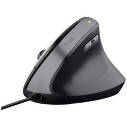 Trust Bayo II ergonomická myš, přenos USB, 6 tlačítko, 800 dpi, 1200 dpi, 1600 dpi, 2400 dpi, černá