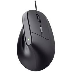 Trust Bayo II ergonomická myš, přenos USB, 6 tlačítko, 800 dpi, 1200 dpi, 1600 dpi, 2400 dpi, černá