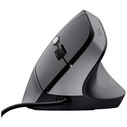 Trust Bayo II ergonomická myš, přenos USB, 6 tlačítko, 800 dpi, 1200 dpi, 1600 dpi, 2400 dpi, černá