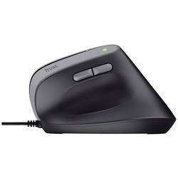 Trust Bayo II ergonomická myš, přenos USB, 6 tlačítko, 800 dpi, 1200 dpi, 1600 dpi, 2400 dpi, černá