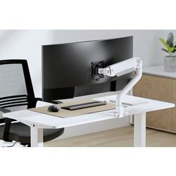 Neomounts DS70S-950WH1 držák na stůl pro monitor 1 Displej: (s) 43,2 cm (17) - 124,5 cm (49) bílá naklápěcí, otočný, nakláněcí, nastavitelná výška
