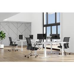 Neomounts DS70S-950WH1 držák na stůl pro monitor 1 Displej: (s) 43,2 cm (17) - 124,5 cm (49) bílá naklápěcí, otočný, nakláněcí, nastavitelná výška