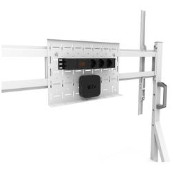 Neomounts FL50-525WH1 TV kolečkový vozík 139,7 cm (55) - 215,9 cm (85) nastavitelná výška