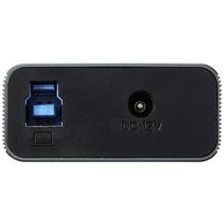 Renkforce RF-6049086 USB Hub 8 portů USB-A USB 3.2 Gen2 10 GBit/s lze spínat jednotlivě, se stavovými LED, s hliníkovým krytem stříbrnočerná RF-HUB-380