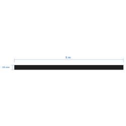 TRU COMPONENTS 1570158 smršťovací bužírka bez lepidla černá 25 mm 12.50 mm Poměr smrštění:2:1 5 m