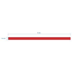 TRU COMPONENTS 1570157 smršťovací bužírka bez lepidla červená 18 mm 9 mm Poměr smrštění:2:1 5 m
