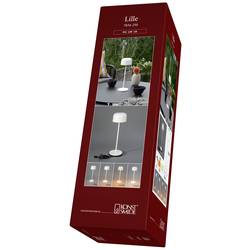 Konstsmide 7834-250 Lille Akumulátorová stolní LED lampa 3.5 W teplá bílá bílá