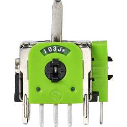 TRU COMPONENTS 98002C6 joystick rovná kovová páka pájecí piny 1 ks