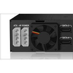 ICY BOX CY BOX IB-2242SSK Back Plane für 4x 2,5 SATA/SAS Festplatten/SSDs in 1x 5,25 S rámeček na 2,5 pevný disk