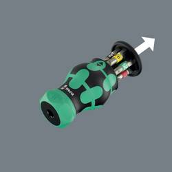 Wera Kompakt Stubby Magazin RA 2 2025 Univerzální šroubovák se zásobníkem bitů