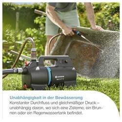 GARDENA Akku-Gartenpumpe 3000 Silent 18V P4A solo aku zahradní čerpadlo 3000 l/h 30 m