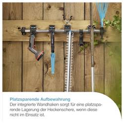 GARDENA Akku-Heckenschere EasyCut 55/18V P4A solo akumulátor Aku nůžky na živý plot Li-Ion 550 mm