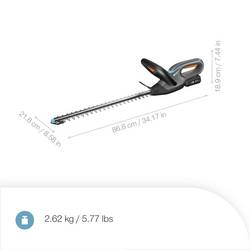 GARDENA Akku-Heckenschere EasyCut 45/18V P4A Ready-To-Use Set akumulátor Aku nůžky na živý plot 18 V Li-Ion 450 mm