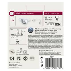 Paulmann 98773 Premium Line vestavné bodové svítidlo, halogenová žárovka, GU5.3, 50 W, bílá