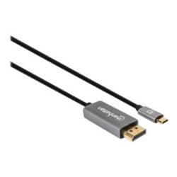 Manhattan USB kabel DisplayPort 1.4 USB-C ® zástrčka 2 m vícebarevná 8K UHD 354844
