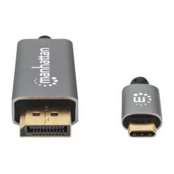 Manhattan USB kabel DisplayPort 1.4 USB-C ® zástrčka 2 m vícebarevná 8K UHD 354844