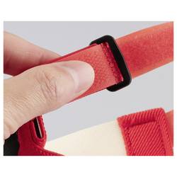 TRU COMPONENTS ESD zemnící pata 1 ks černá/červená Suchý zip, stříbrný pás, černá/červená Bag