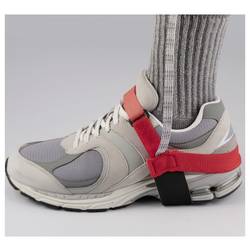 TRU COMPONENTS ESD zemnící pata 1 ks černá/červená Suchý zip, stříbrný pás, černá/červená Bag