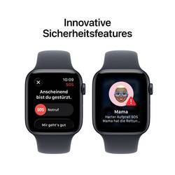 Apple Watch SE 3 GPS + Cellular 40 mm hliníkový plášť sportovní náramek Midnight S/M