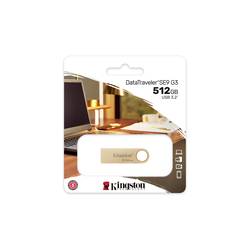 Kingston DataTraveler SE9 G3 USB flash disk Retail 512 GB zlatá DTSE9G3/512GB USB 3.2 (Gen 1x1)