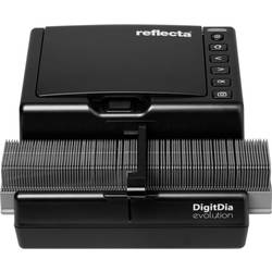 Reflecta DigitDia evolution skener diapozitivů, prohlížeč diapozitivů 4608 x 3072 Funkce odstranění prachu a škrábanců: Hardware integrovaný displej, se