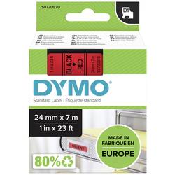 etikety DYMO D1 S0720970 Barva pásky: červená Barva písma:černá 24 mm 7 m
